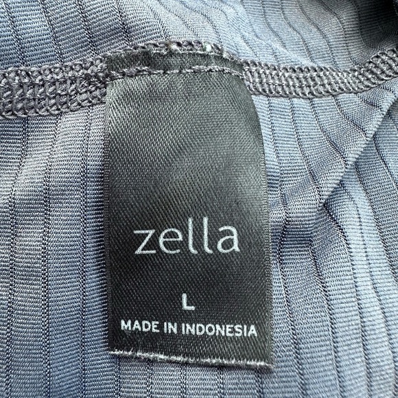 Zella Run Ruched Racerback Tank Top Adjustable Ruching Size Large - Picture 13 of 16